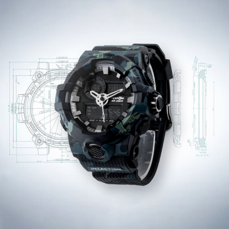 Marine Commando Dual Watch - Smart Gear